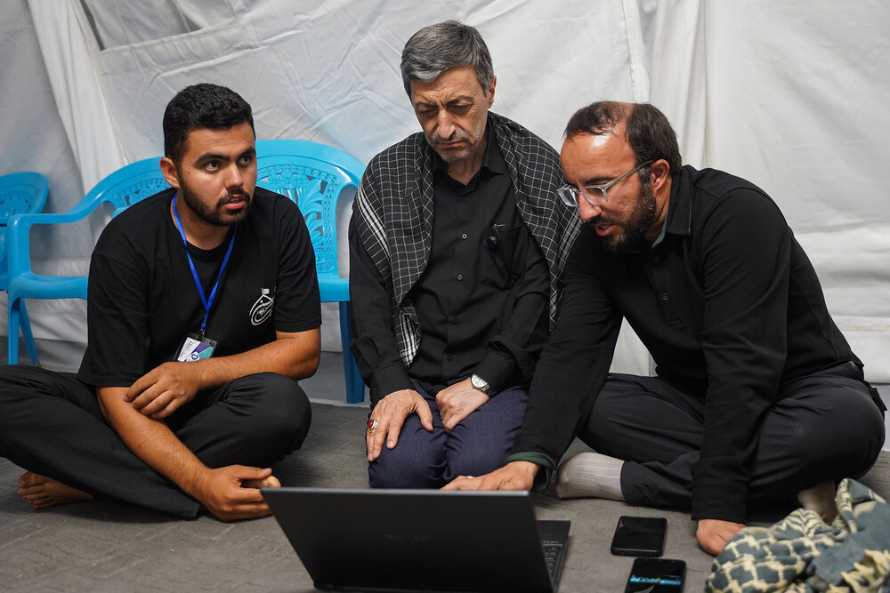 بازدید فتاح از خدمترسانی بیمارستان سیار برکت در عمود ۹۸۹