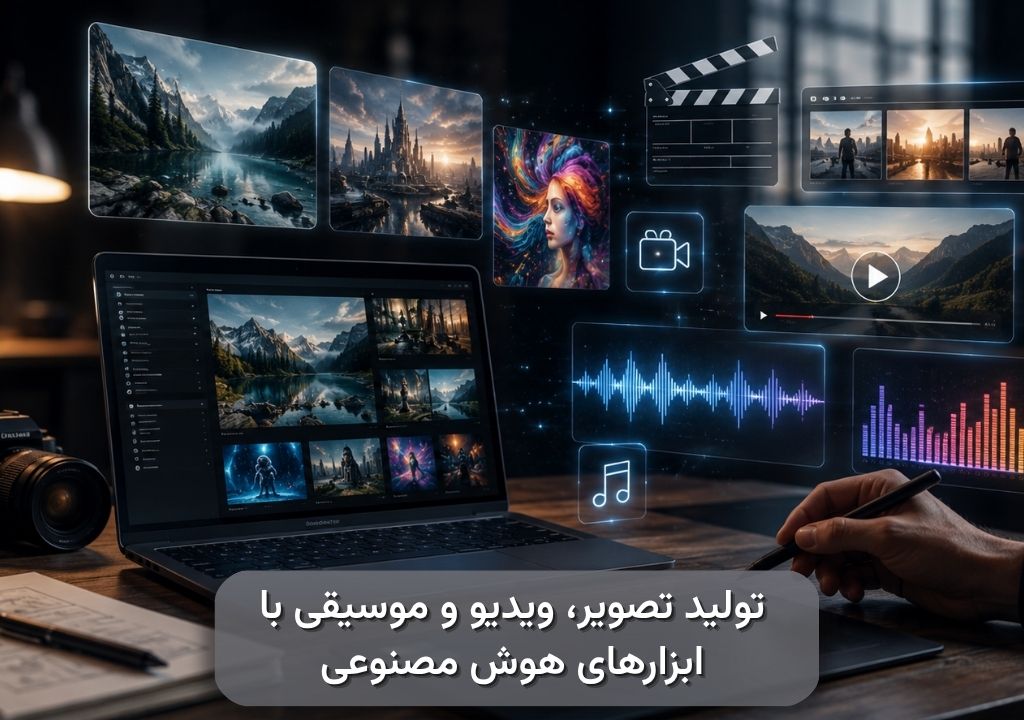 تولید تصویر، ویدیو و موسیقی با ابزارهای هوش مصنوعی