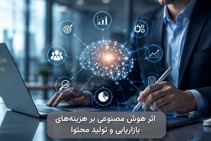 هوش مصنوعی چگونه هزینه‌های بازاریابی و تولید محتوا را کاهش می‌دهد؟