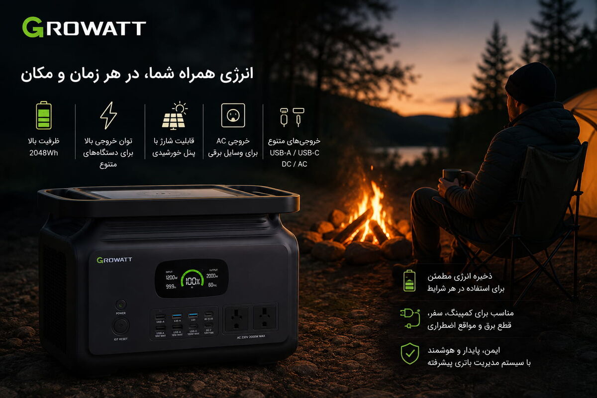 پاور استیشن گرووات Growatt