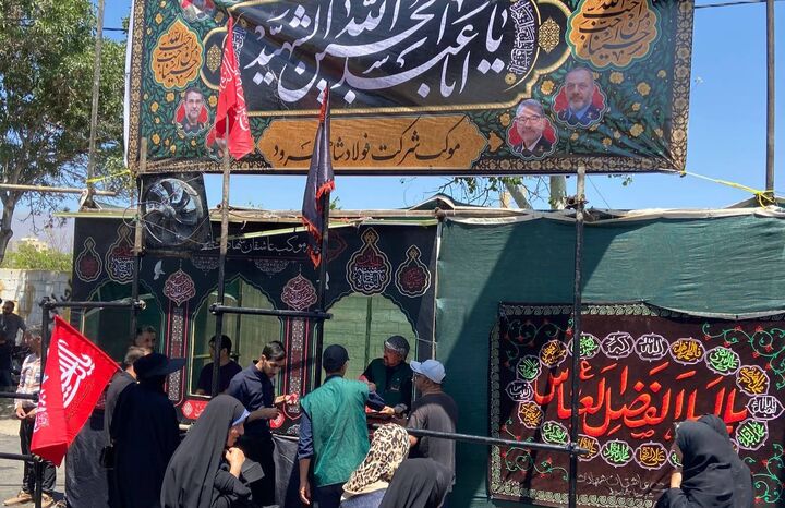 فولاد شاهرود خادم جاماندگان اربعین شد