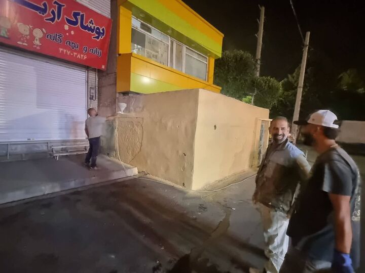 اقدامات گسترده فضای سبز و رنگ‌آمیزی ۵ هزار مترمربع از جداره‌های شهری در منطقه ۹ کرج