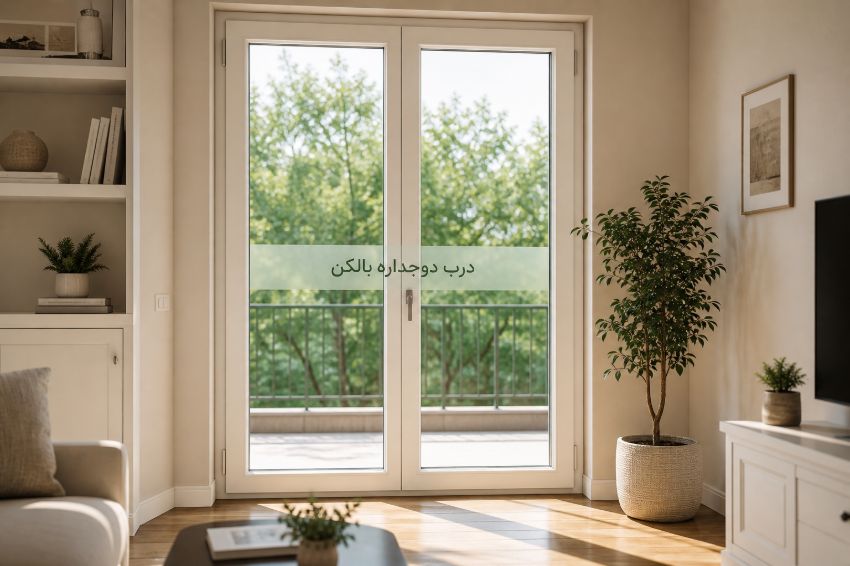 درب دوجداره بالکن