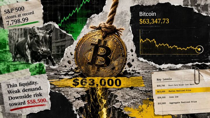 بورس وال استریت سبز شد، اما بیت کوین قرمز ماند؛ دلیل این واگرایی چیست؟