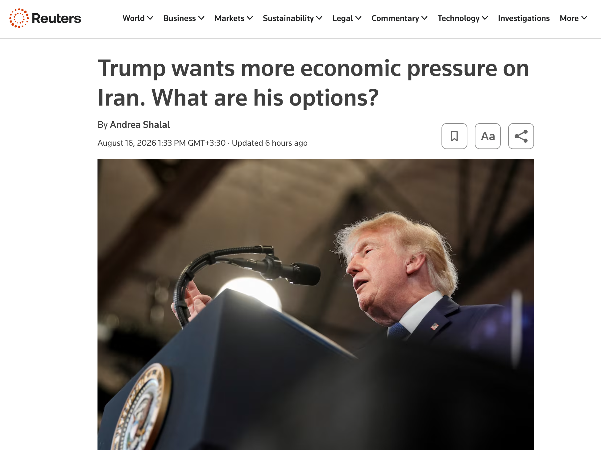 ترامپ خواهان فشار اقتصادی بیشتر بر ایران است، گزینه‌های او چیست؟