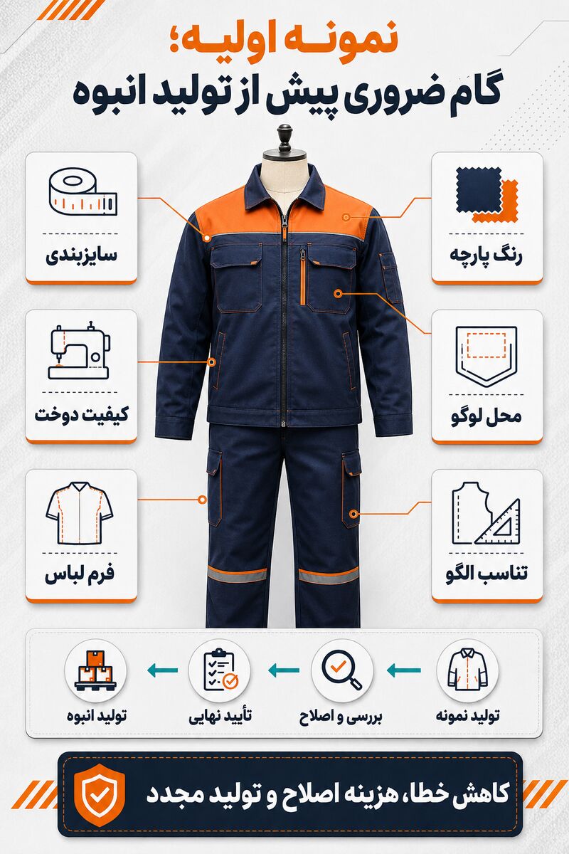 سفارش آنلاین لباس کار صنعتی | راهنمای خرید مستقیم از تولیدکننده
