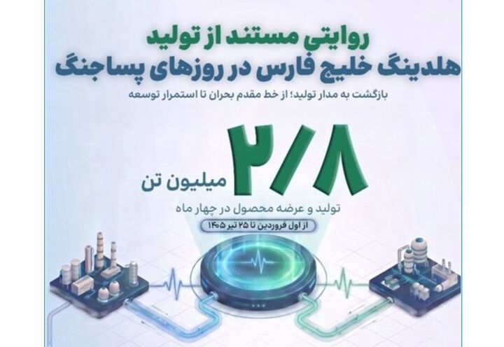 تولید ۲.۸میلیون تن محصولات پتروشیمی در روزهای جنگ