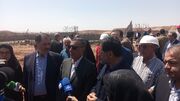 بازدید معاون اجرایی رئیس‌جمهور از تصفیه‌خانه فاضلاب پردیسان قم