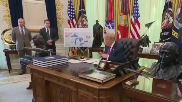 ترامپ نام «دریاچه انتاریو» را به«دریاچه آمریکا» تغییر داد