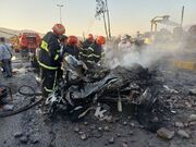 انفجار تانکر سوخت در محور سنندج ــ همدان با ۱۰ فوتی