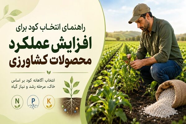 راهنمای انتخاب کود برای افزایش عملکرد محصولات کشاورزی