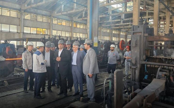 بازدید مدیرعامل منطقه آزاد ارس از شرکت فولاد Karakert Steel در ارمنستان