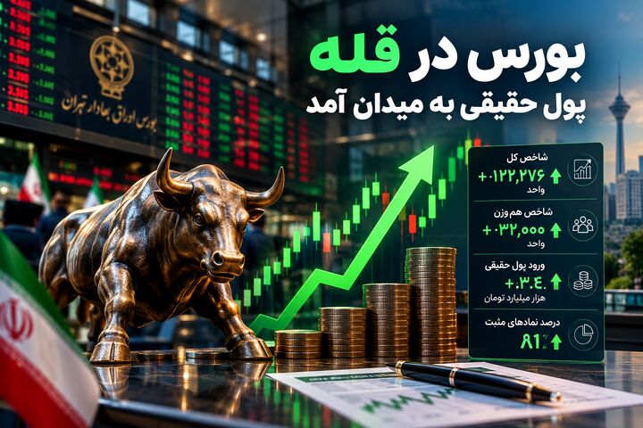 بورس در قله؛ پول حقیقی به میدان آمد