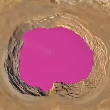 پدیده شگفت انگیز و طبیعی در حوضچه گلفشان نفتلیجه