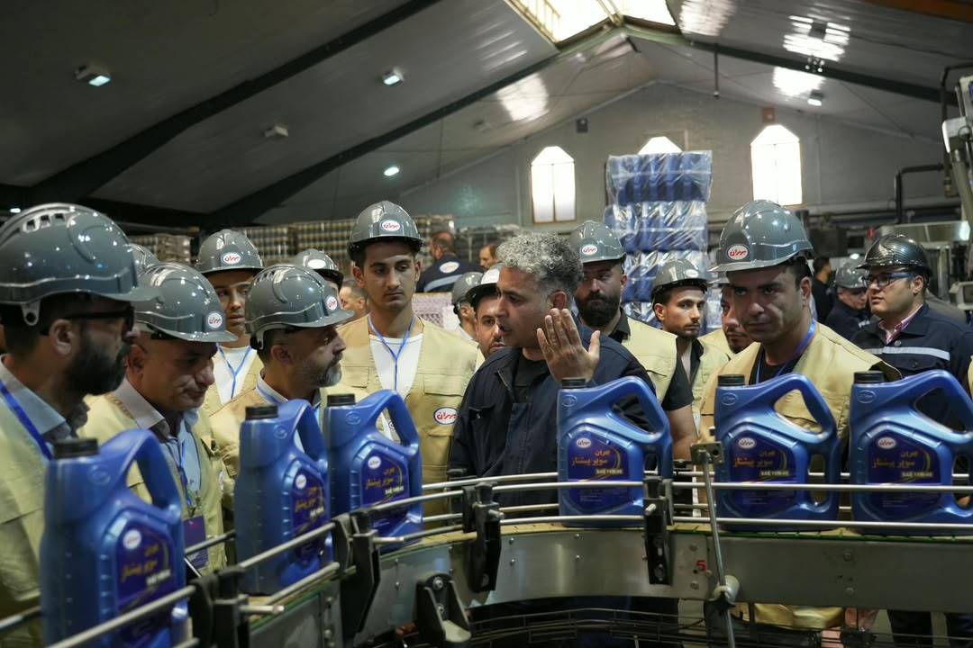 بازدید فعالان منتخب حوزه روانکار از پالایشگاه نفت بهران