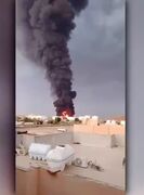 آتش‌سوزی گسترده در تأسیسات آرامکو پس از حمله یمن