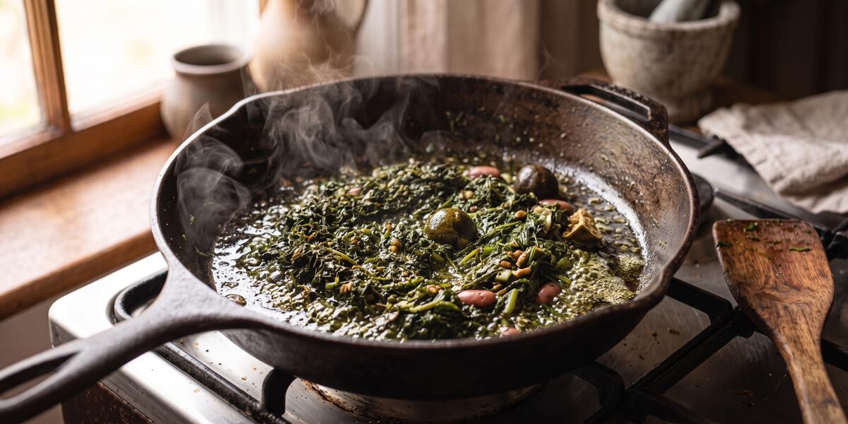 طرز تهیه ی قورمه سبزی با سبزی خشک