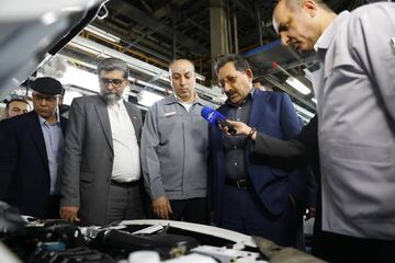 مراسم رونمایی از ۳ محصول جدید گروه خودروسازی سایپا برگزار شد