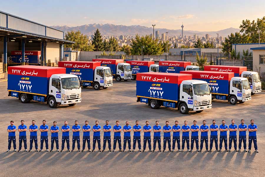 باربری ۱۷۱۷، برای اسبابکشی و حمل اثاثیه منزل در تهران