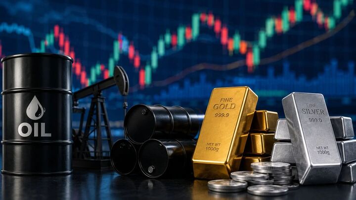عقب‌نشینی قیمت نفت و فلزات 