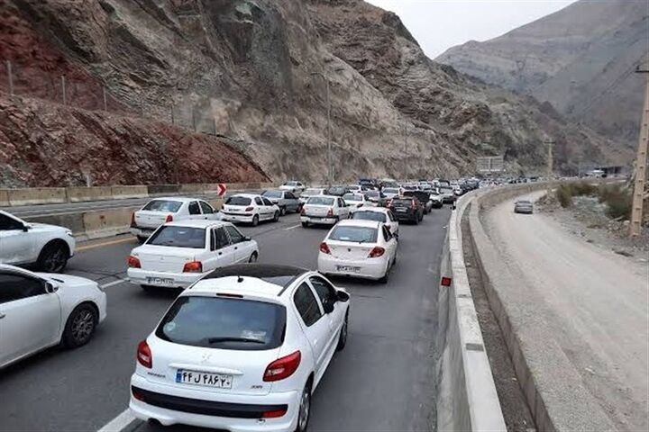 ترافیک پرحجم در محورهای کندوان، هراز و سوادکوه