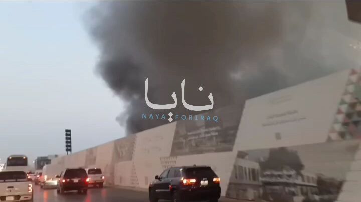 تصاویری از آتش‌سوزی‌ گسترده‌ای در مناطق مختلف شهر ریاض، پایتخت عربستان