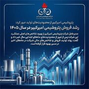 رشد فروش پتروشیمی امیرکبیر در سال ۱۴۰۵