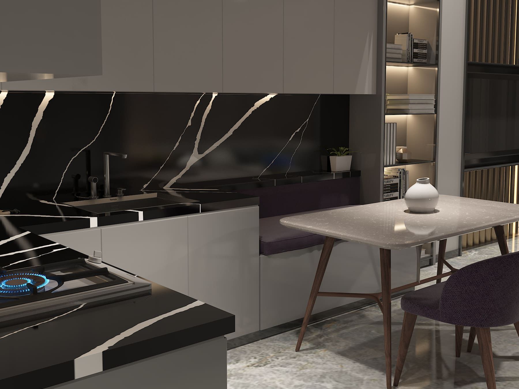 صفحه کابینت کوارتز