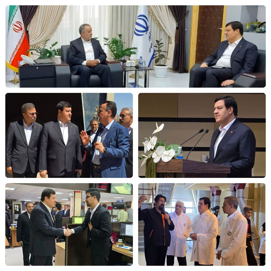 دیدار مدیرعامل بانک ملت با استاندار خراسان جنوبی و بازدید از چند شرکت تولیدی و شعب بانک