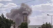 فرودگاه صنعا بمباران شد