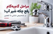 ۰ تا ۱۰۰ رفع چکه کردن شیر آب؛ از تشخیص نشتی تا تعمیر