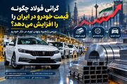 گرانی فولاد چگونه قیمت خودرو در ایران را افزایش می‌دهد؟