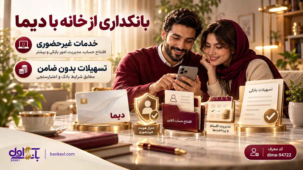 نصب دیما بانک ملت