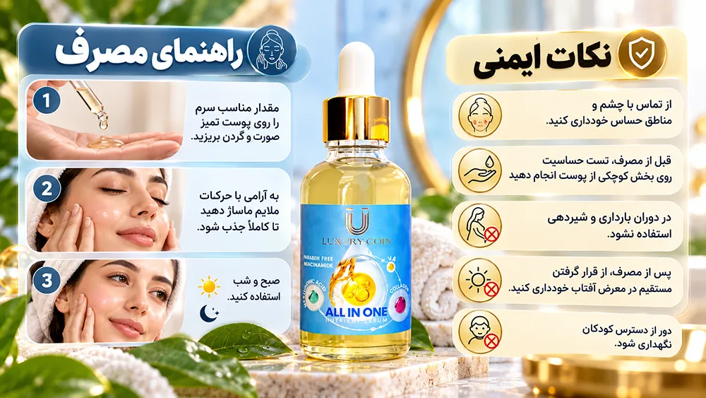 سرم مغذی لاکچری کوین برای چیست؟