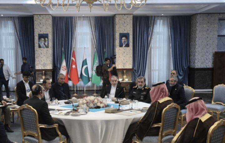 صدور بیانیه مشترک در نشست چهارجانبه امنیتی تهران